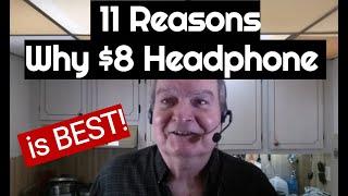 11 reasons to buy an $8 Logitech H111Headphone & 4 not to