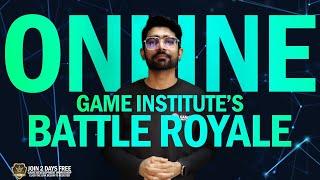 Create your own Battle Royale Game - Free Workshop by Game Institute India