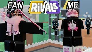 Carrying my BIGGEST Fan... (Roblox Rivals)