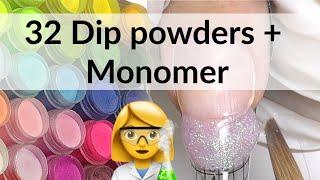 Using Dip Powders as Acrylic