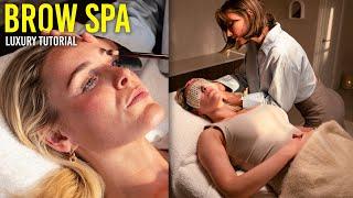 High End Luxury Brow Spa Treatment | Relaxing Tutorial
