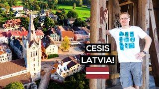 LATVIAN VILLAGE LIFE in CESIS LATVIA! 