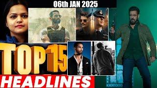 Top 15 Big News of Bollywood | 6th JANUARY 2025 | Salman Khan , Ramayana, Sunny Deol