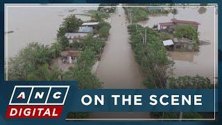 LOOK: Drone video captures severe flooding in Nueva Ecija due to 'Pepito' | ANC