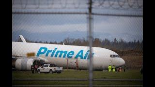 ATC Audio - Amazon Air / CargoJet 767 Overruns Runway in Vancouver