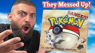 Unboxing $10,000 ERROR GOD Pokemon Cards Box From 1999!