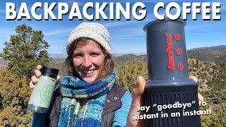 Backpacking Coffee with the Aeropress Go