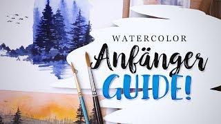 Aquarell Anfänger Tutorial  Watercolour Guide feat. White Nights