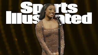 Simone Biles Accepts 2024 SI Sportsperson of the Year Award!