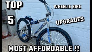 5 MOST AFFORDABLE WHEELIE BIKE UPGRADES!