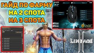 МАКРОСЫ на НЕСКОЛЬКО СПОТОВ в Lineage 2 MAIN | Быстрая Прокачка Персонажа на 2, 3 спота | Настройка.