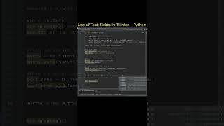 How to use Text Widgets in Tkinter Python #learnpython #pythonforbeginners #coding