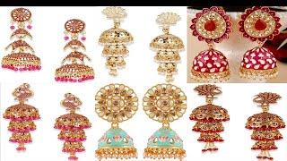 Heavy Fancy Wedding Earrings | Jumkho Earrings | Fashion Style Corner