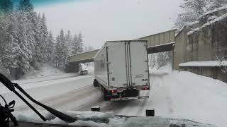 Ride along with the 'Bulldog': ODOT pusher trucks keep Interstate  5 open in southern Oregon