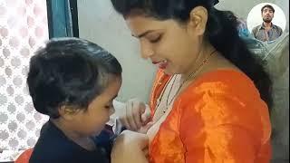 Open baby breastfeeding vlog video  | Breastfeeding vlogs new 2024 beautiful mom latest