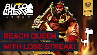 MASTER LOSING STREAKS TO QUEEN! Dota Auto Chess AGGRESSIVE HUNTERS!