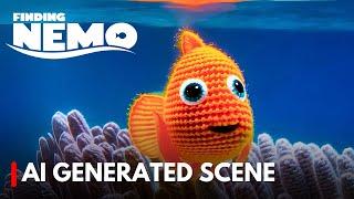 AI Reimagines FINDING NEMO's Iconic Egg Scene in YARN!