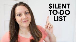 The Silent To Do List can CHANGE YOUR LIFE | Minimalism Basics