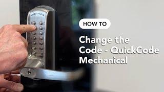 How-To Change the Code: CL160 and CL600 QuickCode