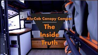 Exploring the interior design of this Alu-Cab Canopy Camper Masterpiece!