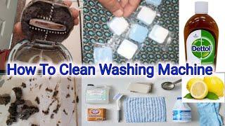 How to Clean Washing Machine / How to clean washing machine drum/How to  Clean filter in Washing Mac