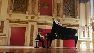 Sissi Zhang plays Bach Prelude and Fugue No2