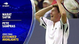 Marat Safin vs. Pete Sampras Extended Highlights | 2000 US Open Final