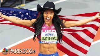 Tara Davis-Woodhall & Monae’ Nichols complete U.S. 1-2 in women’s long jump at Worlds | NBC Sports