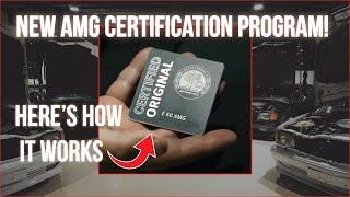 Announcing The New AMG Certification Program!