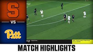 Syracuse vs. Pitt Match Highlights | 2024 ACC Women's Soccer