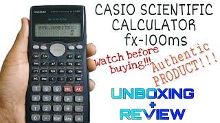 Casio Scientific Calculator fx- 100ms unboxing