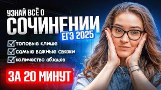 Всё о сочинении ЕГЭ 2025 по русскому за 20 минут