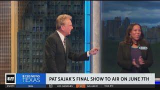 Wheel of Fortune host, Pat Sajak's final show to air in June