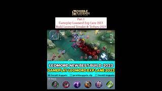 LEOMORD NEW BEST BUILD 2023 ~ GAMEPLAY LEOMORD OFFLANE 2023 !! #shorts #mlbb #mobilelegends #leomord