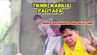 SIMPLENG TIKNIK SA  PALITADA PERO EFFECTIVE SA BAHAY NI MORA BILIS LANG