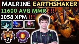  7.37b MALRINE EARTHSHAKER Midlane Highlights  Rank 2 INSANE Play From MALRINE - Dota 2