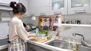 I'm backHome cooking for me, Crochet pouch, Nha Trang travelogue, Korean housewife
