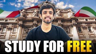 STUDY BACHELOR'S IN ITALY FOR FREE IN 2025-26 | ALL YOU NEED TO KNOW