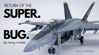 F/A-18F Super Hornet Full Build | Meng 1/48 Model