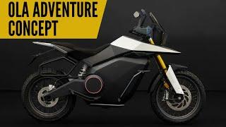 2023 OLA Adventure Electric Motorcycle Concept - First Look | AUTOBICS