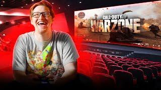 BIGGEST WARZONE SETUP EVER (MOVIE THEATER)