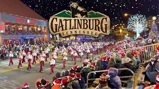 Gatlinburg Fantasy of Lights Christmas Parade 2024 | FULL 4K Version