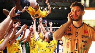 Bruno Rezende's Last Match in Volleyball Team Modena...