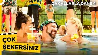 Gökhan'ın Havuzda Kızlarla Flörtleşme Sahnesi | Çakallarla Dans 4