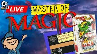 MASTER OF MAGIC – Commodore 64 (1985) | Livestream with Cheeky Commodore Gamer