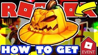 [EVENT] How To Get the Pumpkin Fedora - Roblox 2018 Halloween Event Tutorial - Jack O Lantern Fedora