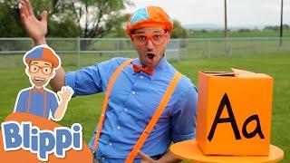 Blippi Learn's the Alphabet with ABC Boxes! | Educational Videos For Kids