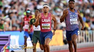 Michael Norman has to battle down the stretch in tight 400m semi at Worlds | NBC Sports