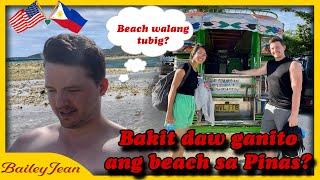 Bakit Daw Ganito ang Beach Natin sa Pinas?Pac-Man Beach Resort! Philippines Vlog | Fil-Am Couple!