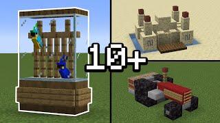 10+ Build Hacks in Minecraft! #20